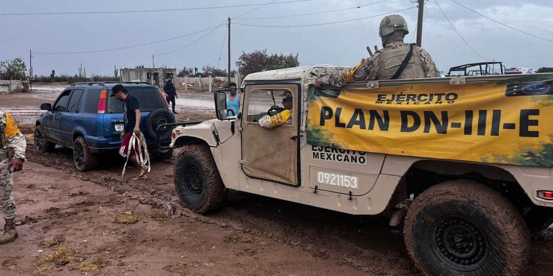 'Afortunadamente no fueron muchos los daños', dice AMLO tras paso de 'Hilary'.