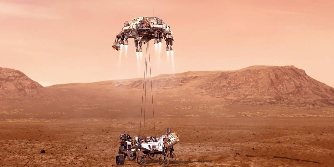 La mision de la NASA Rover Perseverance llega a Marte