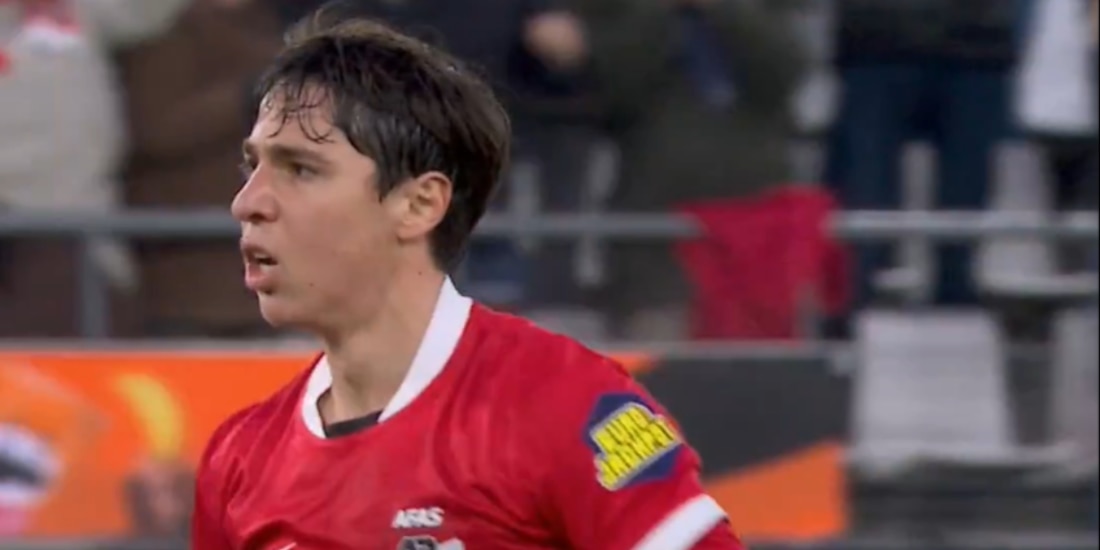 Mateo Chávez logra otra asistencia con el AZ Alkmaar.