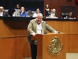 El senador Manuel Huerta Ladrón de Guevara, de Morena, en una fotografía ilustrativa.
