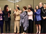 Rosa Icela Rodríguez afirma que entrega-recepción con nuevo gobierno será tersa y armoniosa.