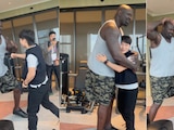 Shaquille O’Neal pone a prueba a peleadora de UFC