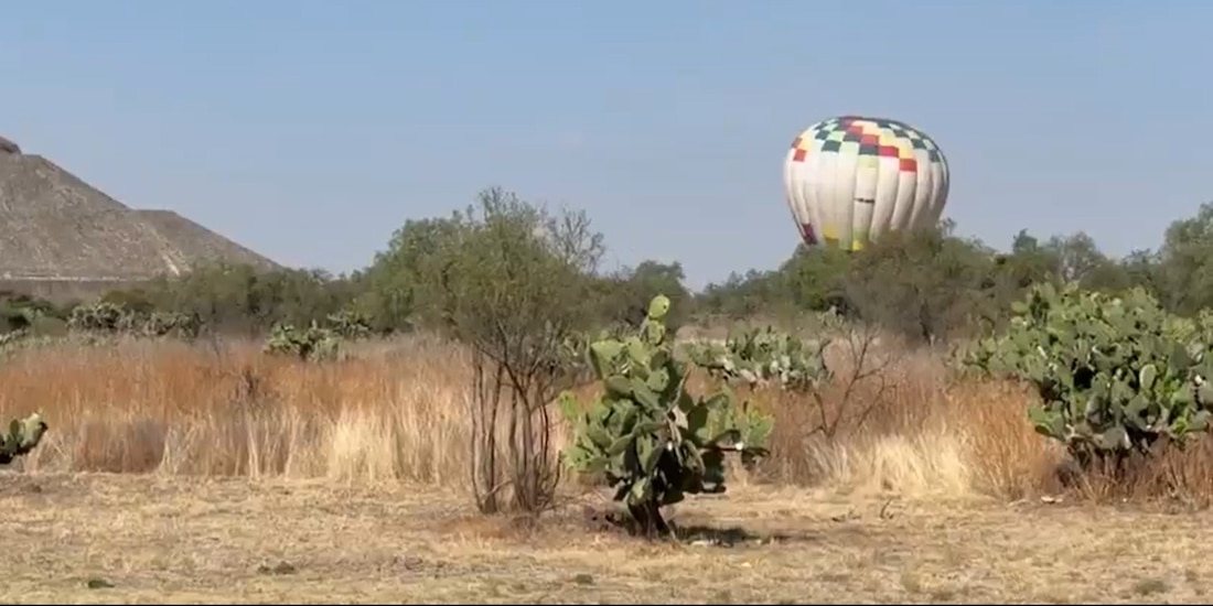 Zona arqueológica de Teotihuacán.