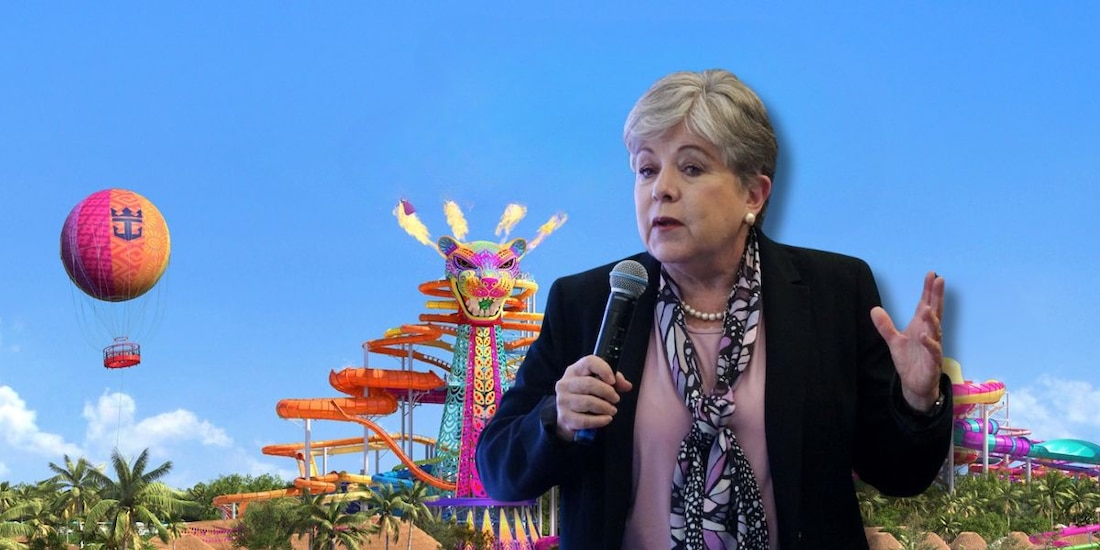 Alicia Bárcena adelanta que no se permitirá la construcción de Perfect Day de Royal Caribbean en Mahahual.