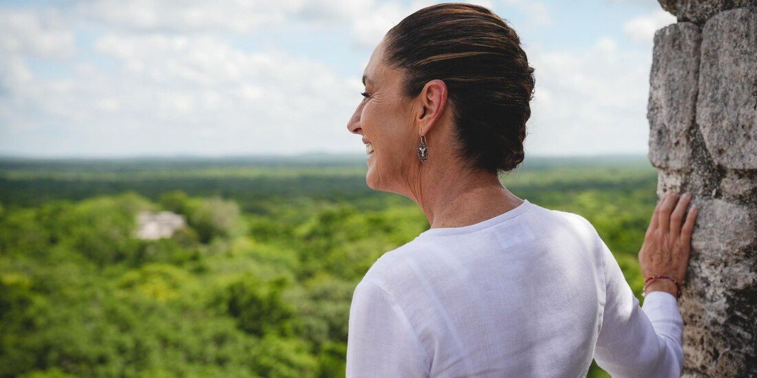 Sheinbaum afirmó que el proyecto conservará la selva maya y beneficiará a los pueblos originarios.