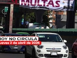Revisa cómo aplica el Hoy No Circula este jueves 2 de abril de 2026 en el Valle de México.