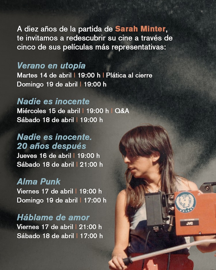 Recordando a Sara Minter. Cine