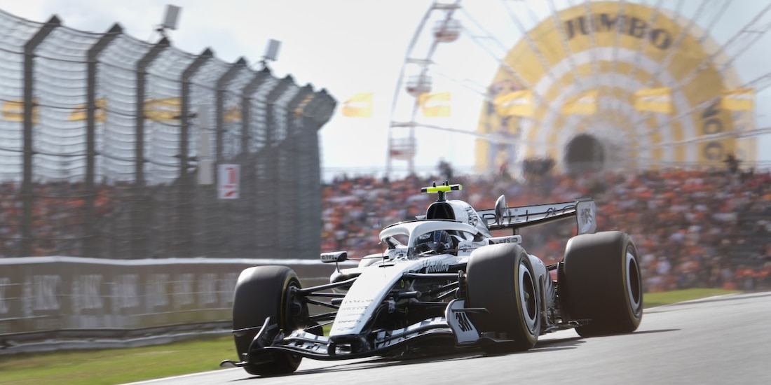 Una acción del Gran Premio de Países de F1