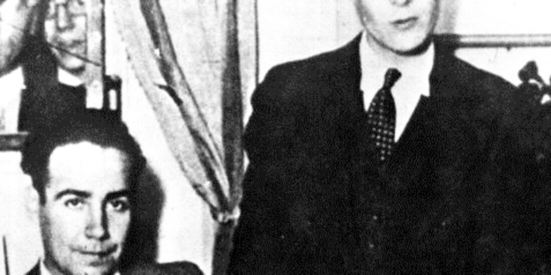 Leopoldo Marechal y Francisco Luis Bernárdez en 1929, el año de Libra.