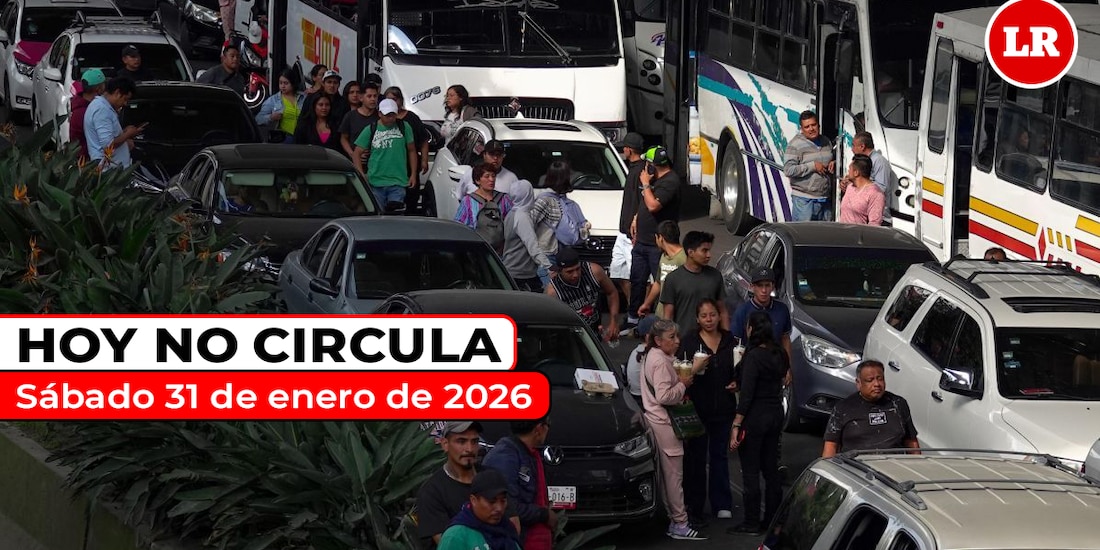 Te decimos cómo aplica el Hoy No Circula este sábado 31 de enero de 2026 en la ZMVM.