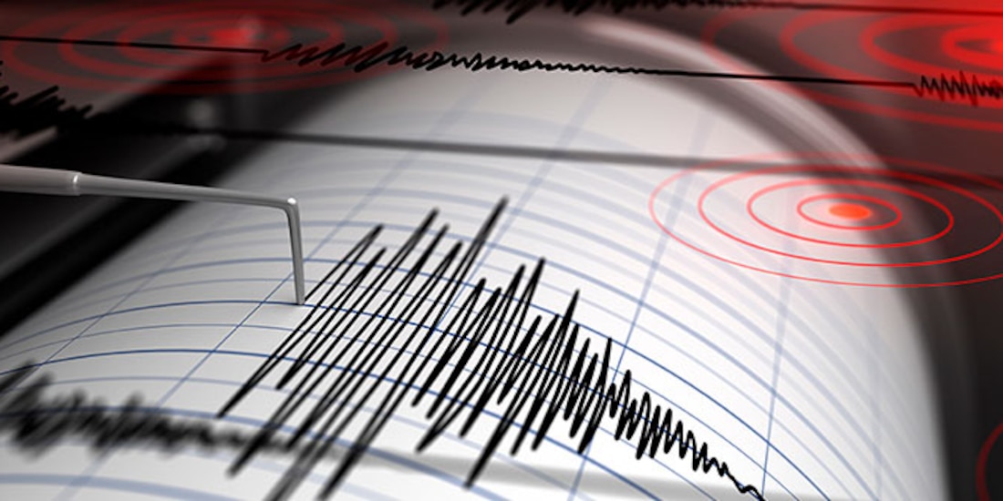 Registro en escala Richter sobre la intensidad de un sismo.
