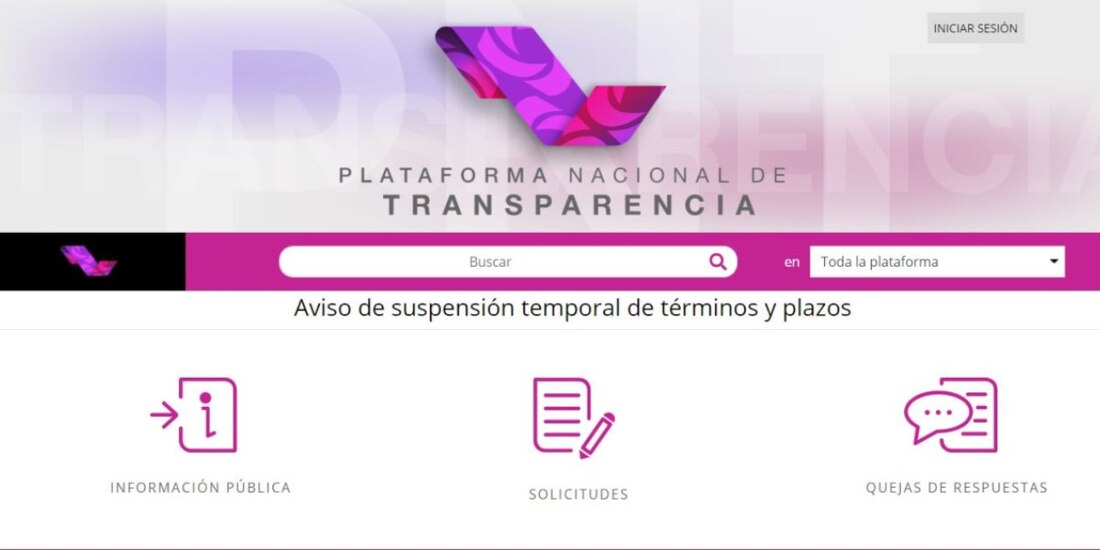 El área de Tecnologías del Instituto ya trabajaba para detener el ataque a la Plataforma Nacional de Transparencia.