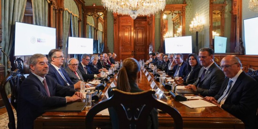 Reunión de la Presidenta de México este jueves.