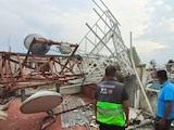 Antena colapsa en la GAM tras fuertes vientos