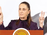 Conferencia de prensa de la Presidenta Claudia Sheinbaum, ayer.