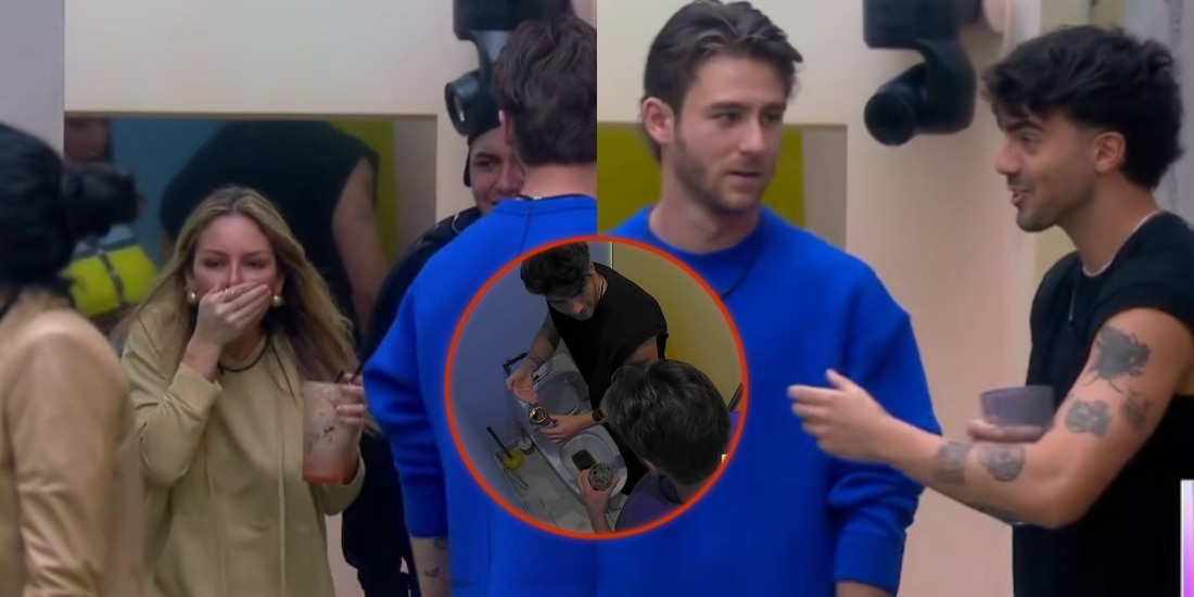 La pesada broma de Fede Vigevani y Luis Chaparro en el baño de La Casa de los Famosos México 2026