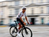 El ciclista mexicano Isaac del Toro en una competencia en 2026