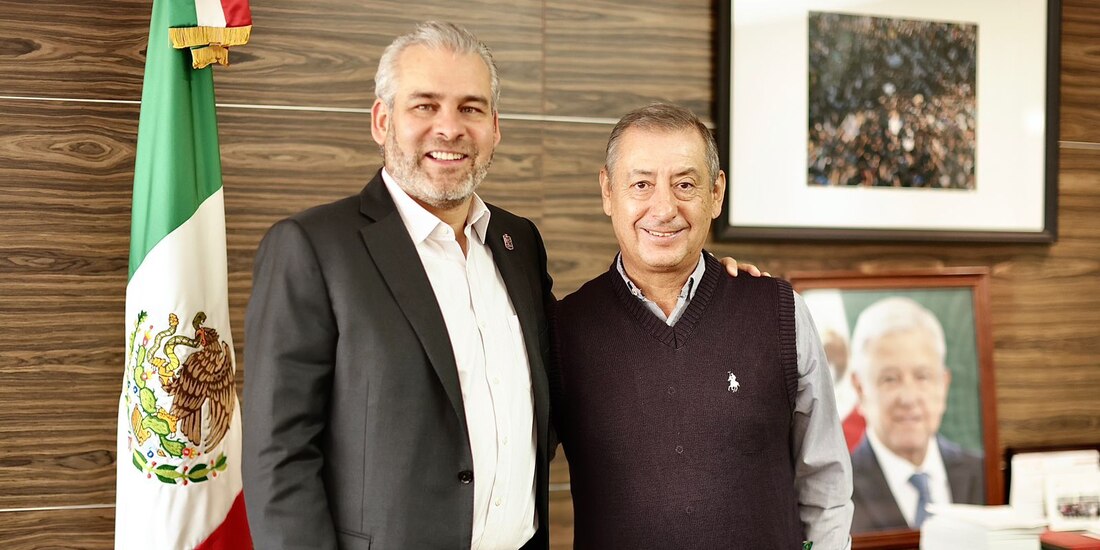 Alfredo Ramírez Bedolla y Pedro Zenteno Santaella.