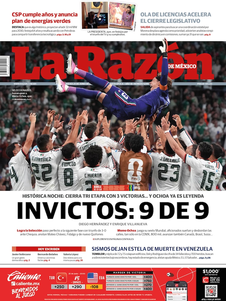 La Razón 25 Junio 2026