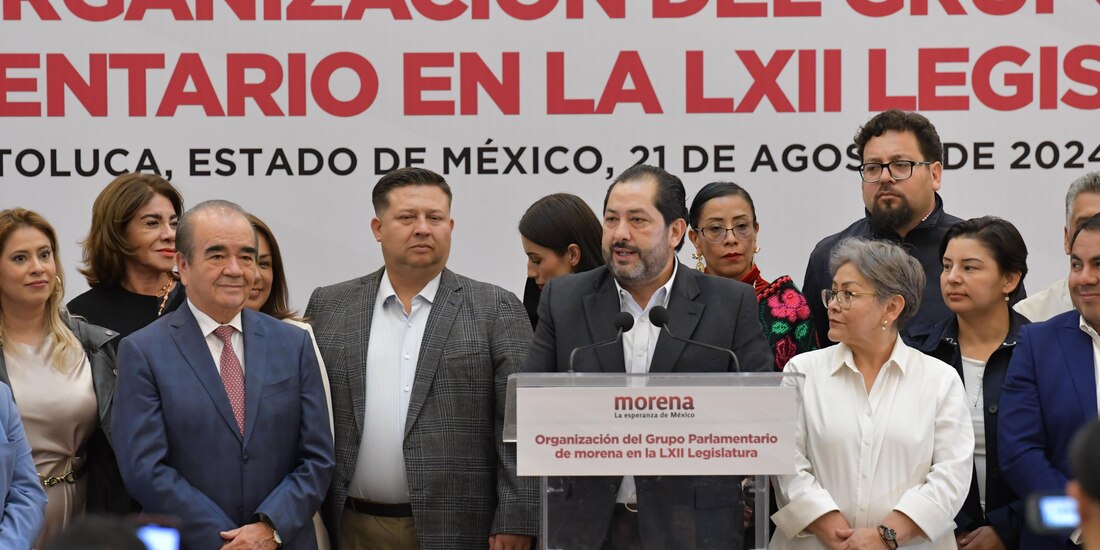 Integrantes de Morena en el Edomex.