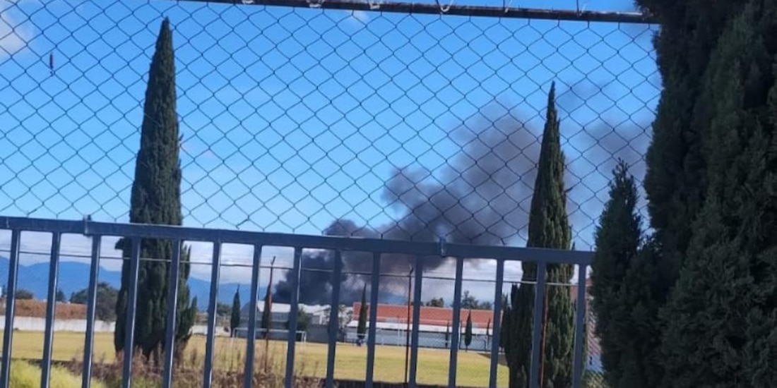 Desplome de avioneta en Toluca, Edomex.