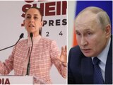 Claudia Sheinbaum invitó a los presidentes de Ucrania, Volodirmir Zelenski, y de Rusia, Vladimir Putin, a su toma de posesión.