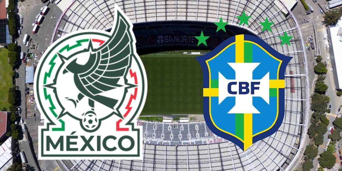 México y Brasil tienen un duelo de leyendas en el Azteca