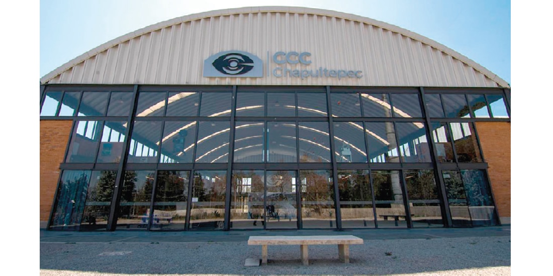 FACHADA de la nueva sede del CCC en Chapultepec.