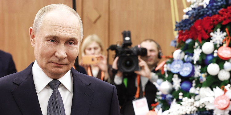 El presidente ruso, al asistir a un foro internacional en Moscú, el 2 de diciembre