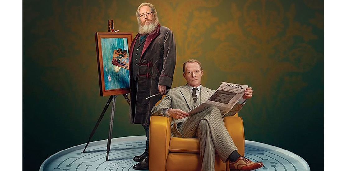 LOS ACTORES James Spader (izq.) y Paul Bettany, en un póster de la serie.