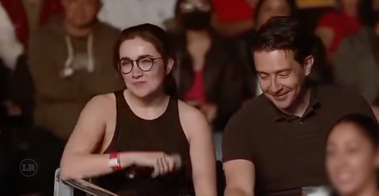 Natalia Torres durante un show de Franco Escamilla en 2022