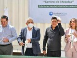 Ricardo Gallardo inaugura Central de Mezclas Oncológicas en Hospital Central de San Luis Potosí.