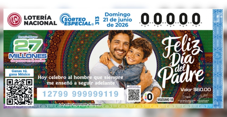 Sorteo Especial de la Lotería Nacional por el Día del Padre