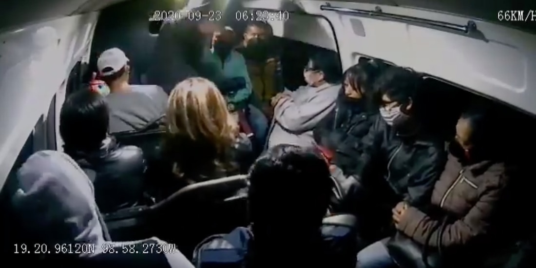 Asalto a combi en Los Reyes La Paz