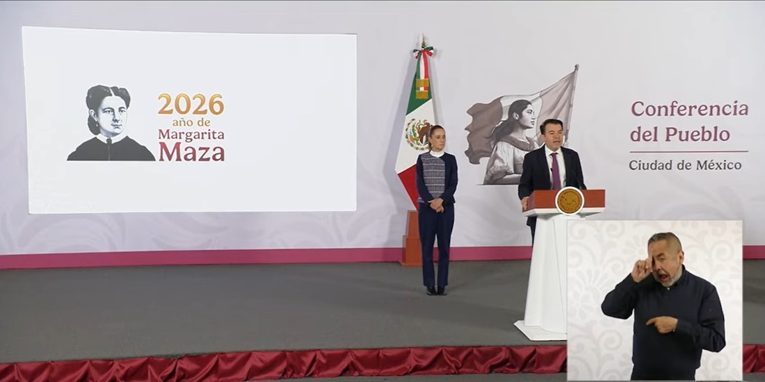 El subsecretario de Gobernación en la Mañanera del Pueblo.