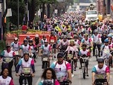 Cientos recorrieron ayer la ciclopista la Gran Tenochtitlán