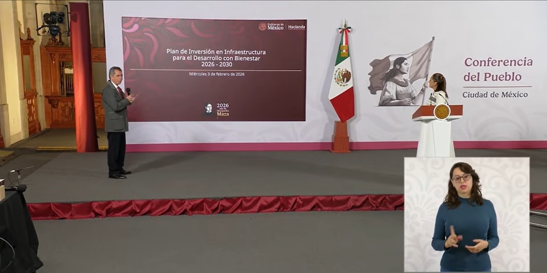 El titular de Hacienda este martes en Palacio Nacional.