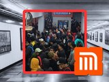 Usuarios informan retrasos en la Línea 2 del Metro CDMX.