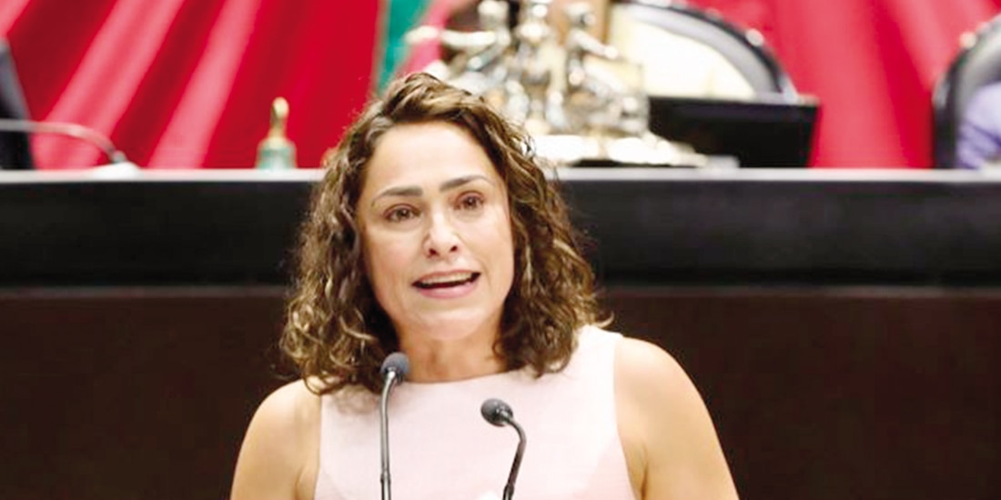 Abigail Arredondo, legisladora federal del PRI, en febrero.