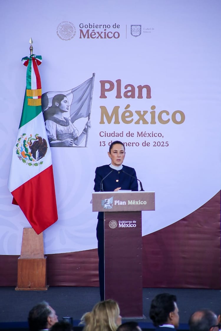 La Presidenta Claudia Sheinbaum.