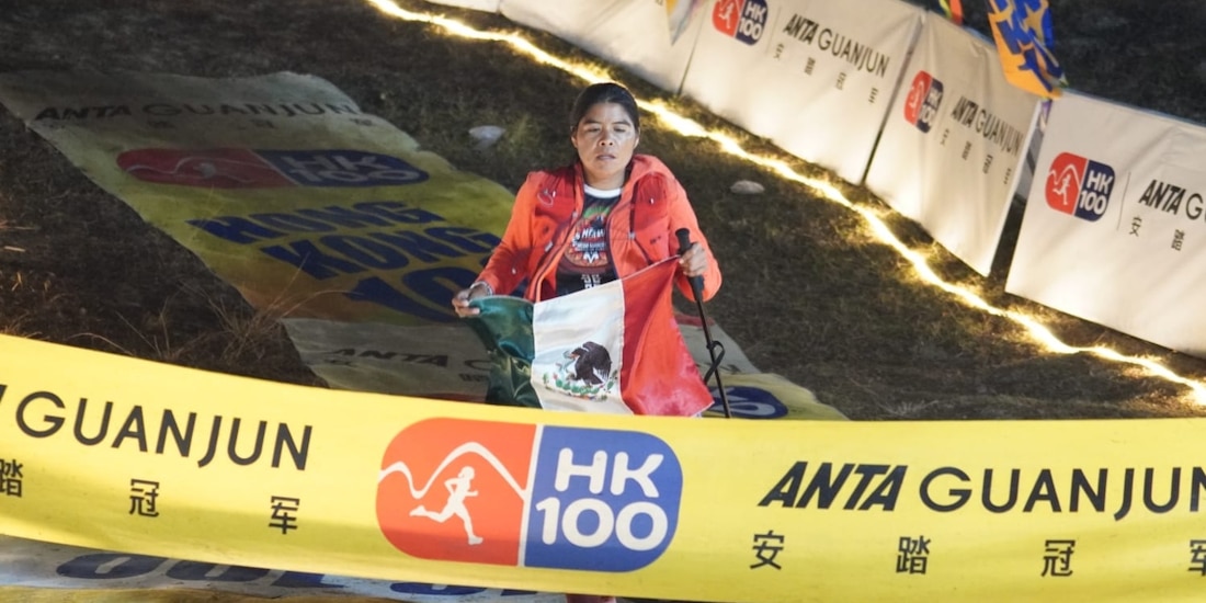 La corredora rarámuri Lorena Ramírez puso en alto el nombre de México en el Ultramaratón de Hong Kong 100.
