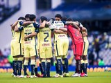 Jugadores del América previo a su partido contra el Puebla en la Jornada 3 de la Liga MX el pasado 7 de agosto.