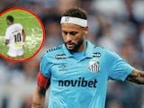 Neymar fue expulsado por taparse la boca durante una discusión con un rival.