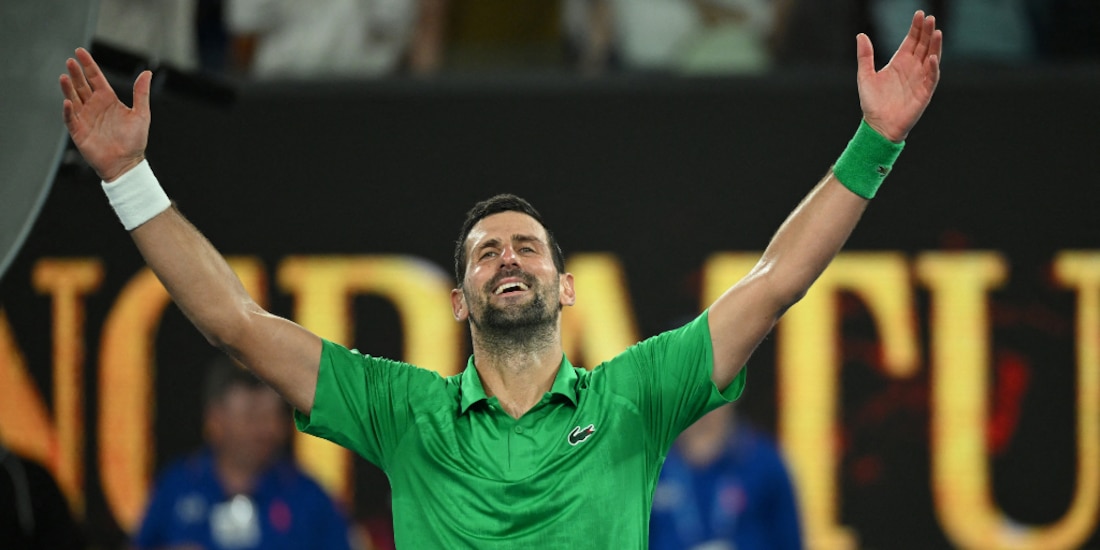 Novak Djokovic se quedó a las puertas de levantar su título 25 de Grand Slam.