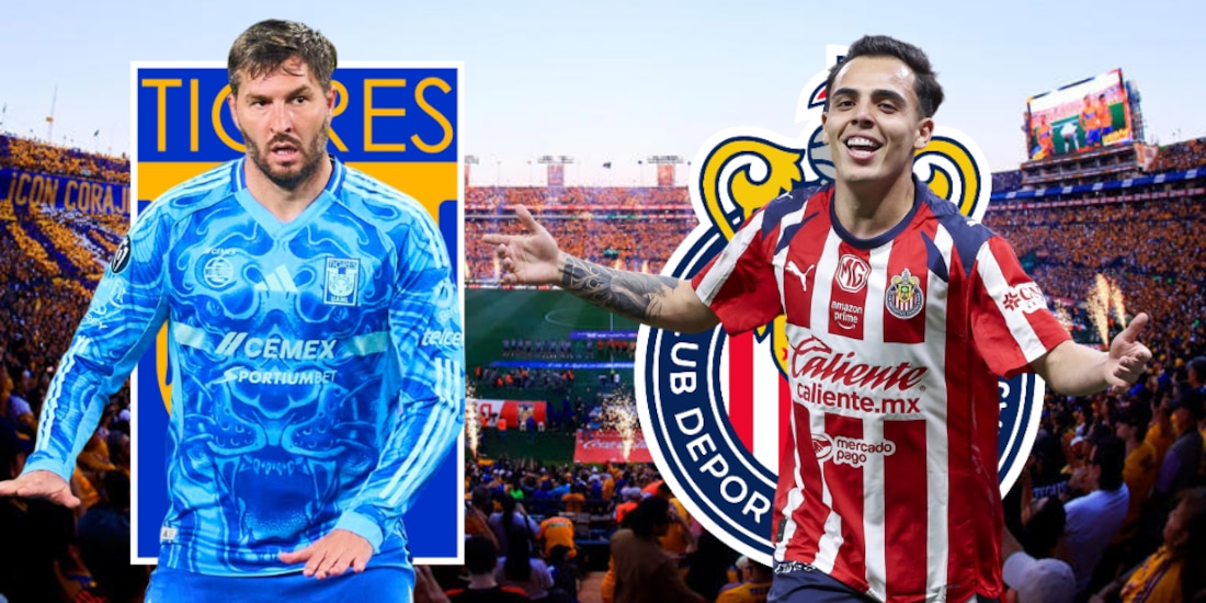 Tigres recibe a Chivas en el Estadio Universitario para la ida de los cuartos de final.