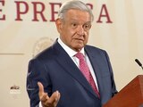 Andrés Manuel López Obrador, Presidente de México, durante su conferencia matutina de este miércoles.
