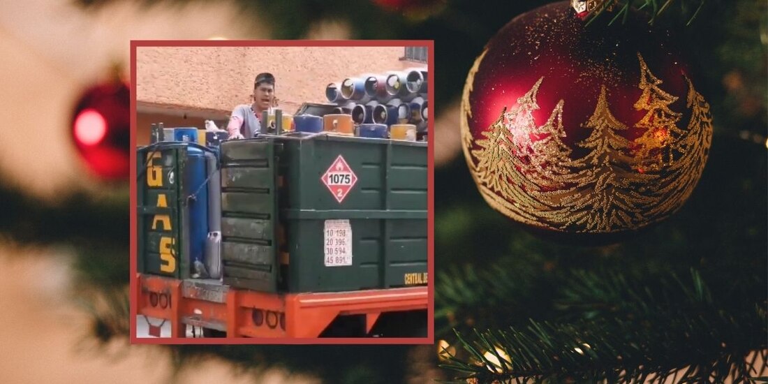 "¡Llegó el gaaas, llegó el gaaas!", es la letra del nuevo villancico.