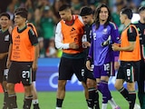 Los jugadores de la Selección Mexicana.