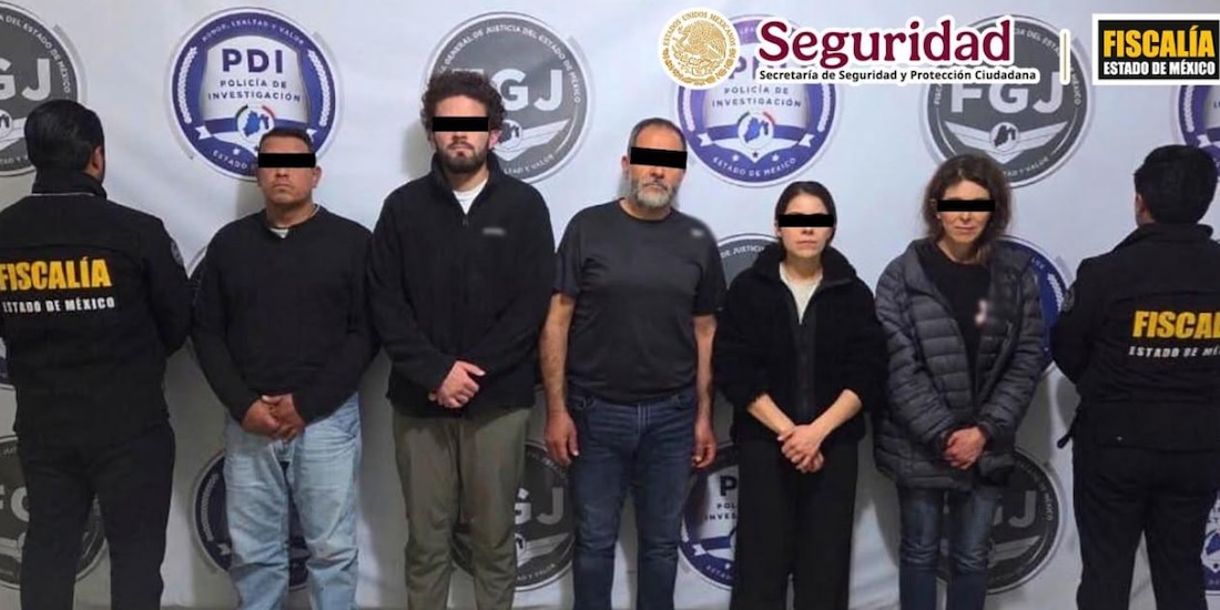 Presentación de detenidos.