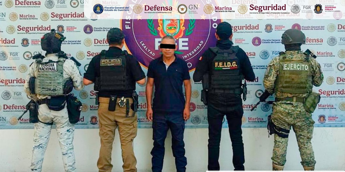 Detienen a policía de Taxco por presunta desaparición forzada.